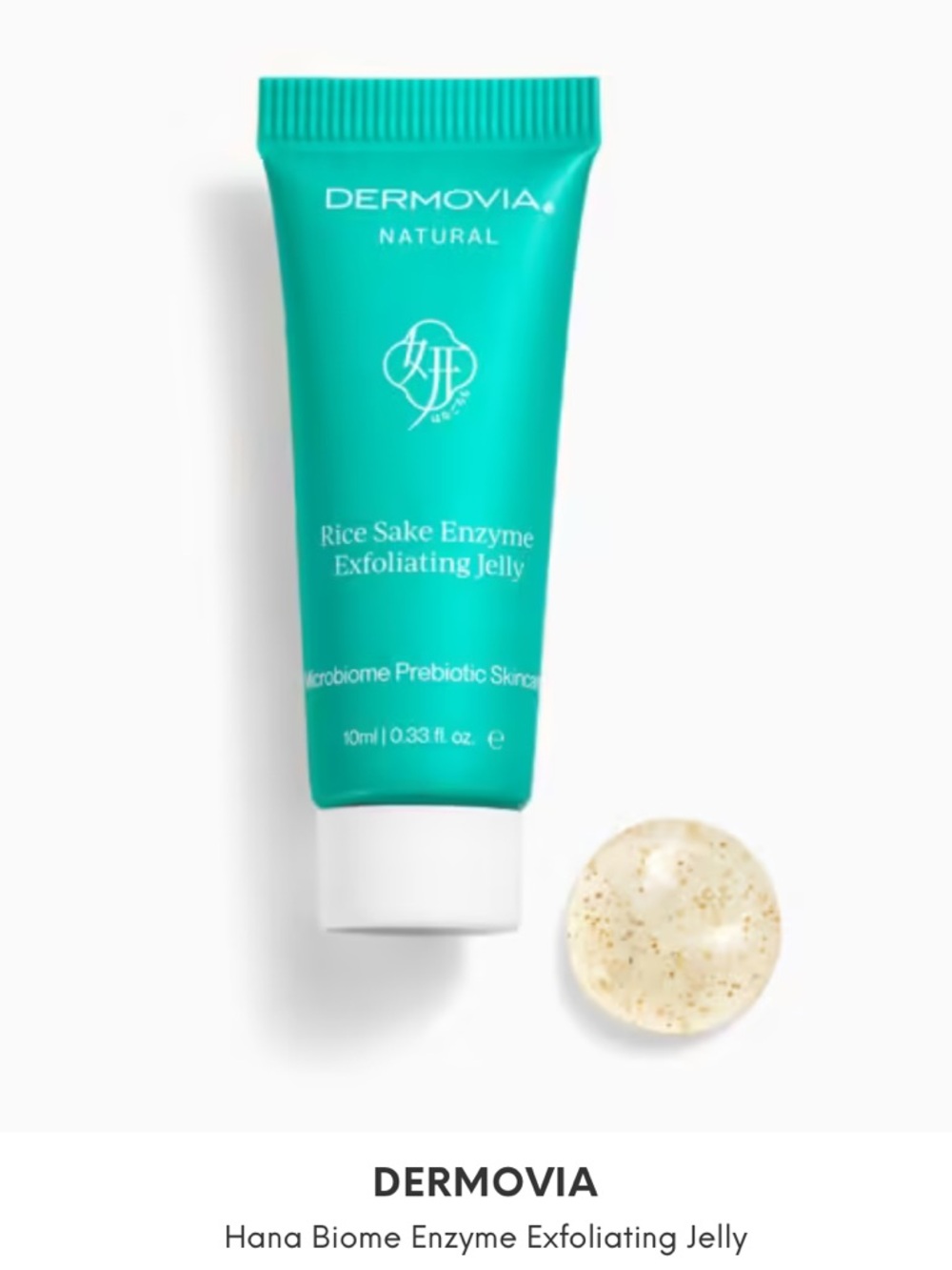 Dermovia Hana Biome Rice Sake Enzyme Exfoliating Jelly - Teal